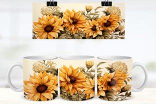 Sunflower Tumbler 11oz 15oz Mug Png Graphic By Carpentry Design