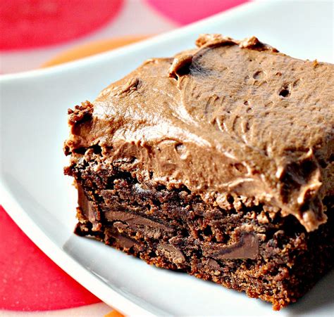 Chocolate Fudge Brownies With Chocolate Buttercream Frosting For The Joy The Baker Spotlight