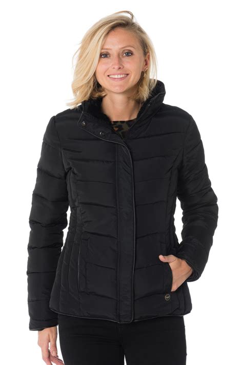 Blouson Femme Kaporal Gun Black Cuir