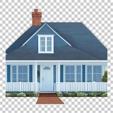 Premium Psd Beautiful Cape Cod House Transparent Background