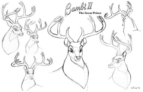 Bambis Dad Disney Concept Art Disney Drawings Character Design