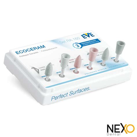 ECOCERAM KIT DE PULIDO DE CERAMICA EVE Nexo Dental