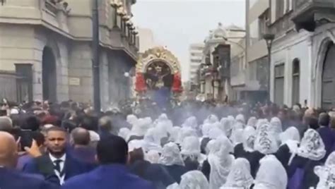 Señor de los Milagros EN VIVO HOY TERCER recorrido del Señor de los