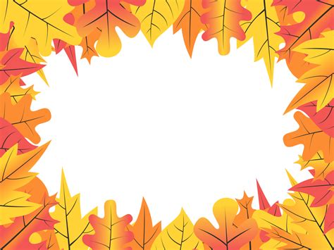 Free Autumn Leaves Border Graphic 21116339 PNG with Transparent Background