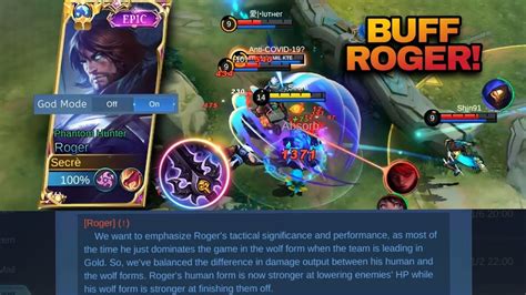 THANK YOU MOONTON FOR THIS NEW BUFFED ROGER BUILT IN DHS MLBB YouTube