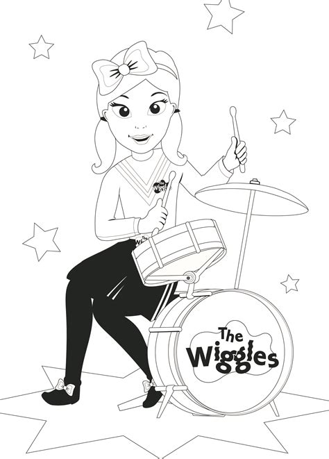 Emma Wiggle Coloring Pages - Coloring Home