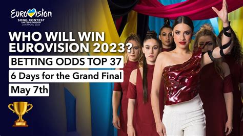 Who Will Be The WINNER Of EUROVISION 2023 Betting Odds TOP 37