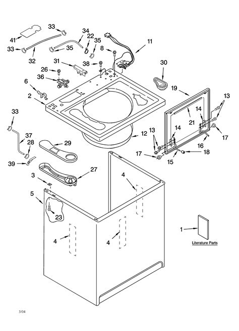 Kenmore 500 Series Top Load Wash Machine Skid Plate Diagram