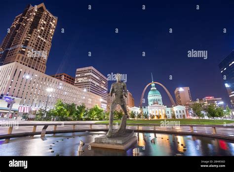 St Louis Louisiana Usa August 23 2018 View From Kiener Plaza