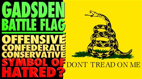 The Gadsden Flag Confederate Conservative Symbol Of Hate YouTube