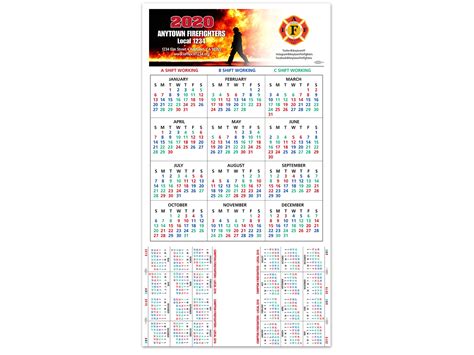 Firefighter 24 Hour Shift Calendar 2025 Calendar Tobey Gloriana