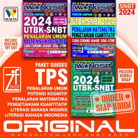 Jual Buku Paket Tps Buku Wangsit Utbk Snbt Shopee Indonesia