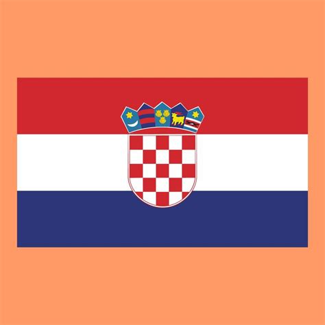 Vector illustration of Croatian country flag 14895415 Vector Art at ...