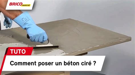 Comment poser un béton ciré Bricomarché YouTube