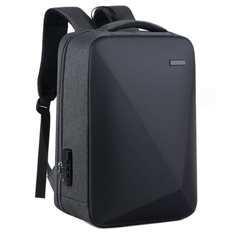 Anti-Theft Hard Shell Backpack,Slim Business Travel Laptop Backpack for ...