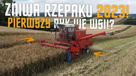 RYK BIZONA ŻNIWA 2023 BIZON Z056 SUPER I URSUS RZEPAK POD KOSĘ GR