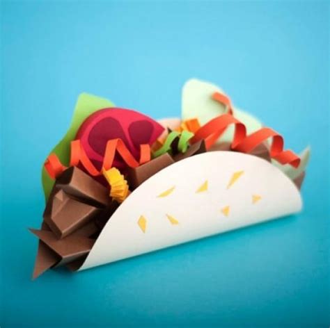 11 Yummiest Food Paper Sculptures | PaperCrafter Blog