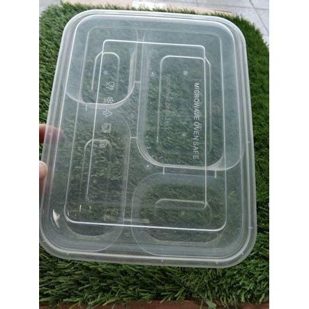 Jual Bagus Dipakai ThinWall Sekat Tray Kotak Bento Isi 25 Set OTH 1