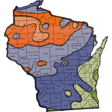 Where In Wisconsin Do Hardiness Zone Shifts Reflect A Changing Climate?