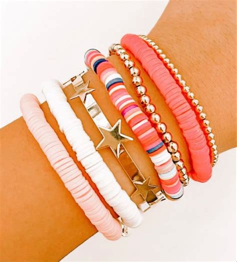 Bracelets In 2021 Preppy Jewelry Preppy Accessories Preppy Bracelets