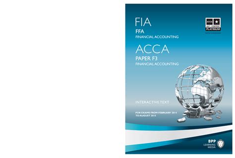 Fia Ffa Acca Paper F Financial Accounting Interactive Text For Exams