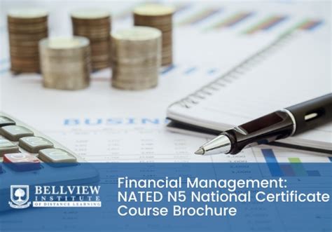 Financial Management Nated N5 National Certificate Course Brochure Bellview Institute Of