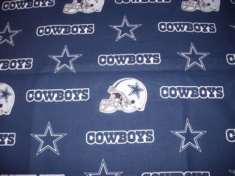 12 Yard Official Nfl Licensed Dallas Cowboys Cotton Fabric