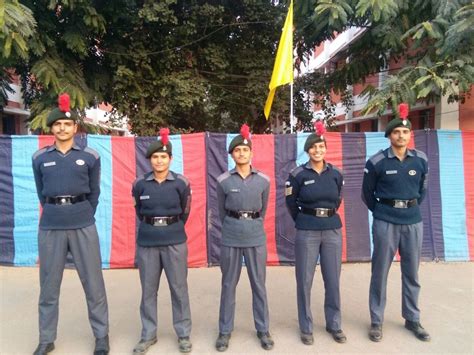 Five City Air Wing Ncc Cadets Including Two Girls Are Representing