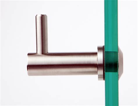 Glass Mount Tapered Face Tech Handrail Bracket Tapered Face Glass