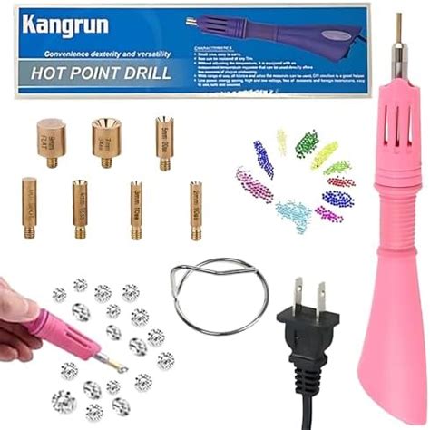 Amazon Hotfix Applicator DIY Hot Fix Rhinestone Setter Applicator Wand Tool Kit Set With