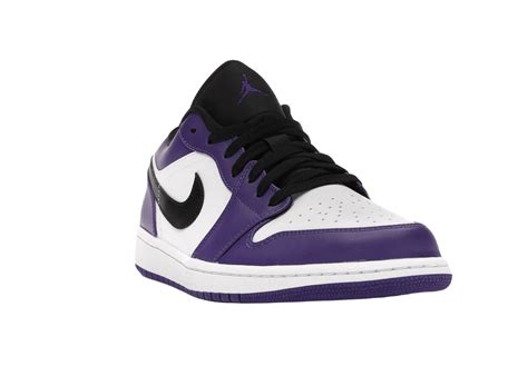 Nike Air Jordan 1 Low Court Purple White 553558 500 Sneaker Baker