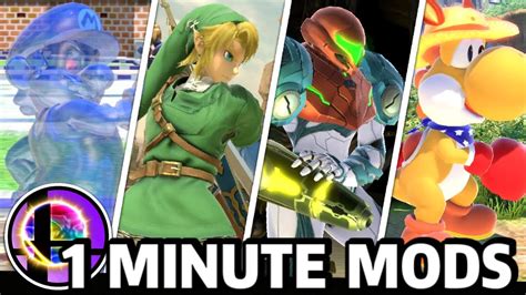 A Skin Per Fighter Part 115 1 Minute Mods Super Smash Bros Ultimate Youtube