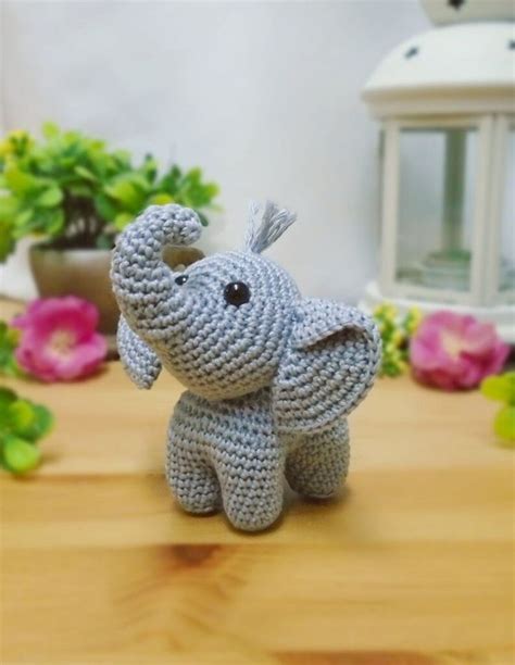 PATRÓN GRATIS Elefante Juguete Amigurumi paso a paso Patrón de