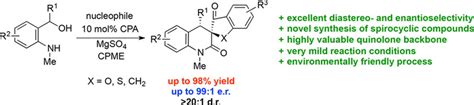 A Highly Enantio And Diastereoselective Synthesis Of Spirocyclic