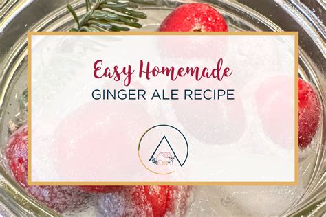 Easy Homemade Ginger Ale Recipe Natural And Chemical Free Our Blue