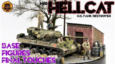 M Hellcat U S Tank Destroyer Diorama Work Figures And Final