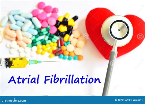 Drugs For Atrial Fibrillation Disease Treatment Royalty Free Stock