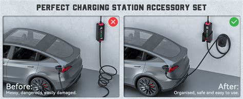 MCEVKELN Type 2 EV Charger Holder Wall Mount EV Charging Holder