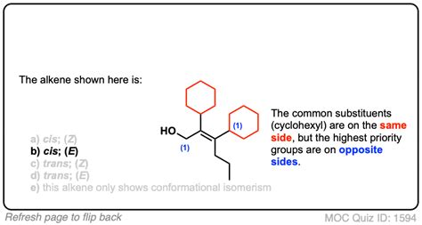 E And Z Notation For Alkenes Cistrans 2024