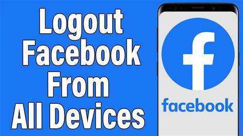 How To Logout Facebook From All Devices 2021 Log Out Facebook On All