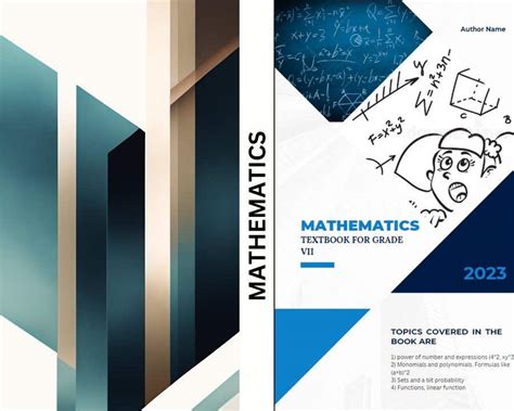 Mathematics Book Cover Design