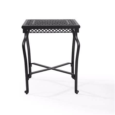 Portofino Cast Aluminum Bar Table Black D Co6202 Bk