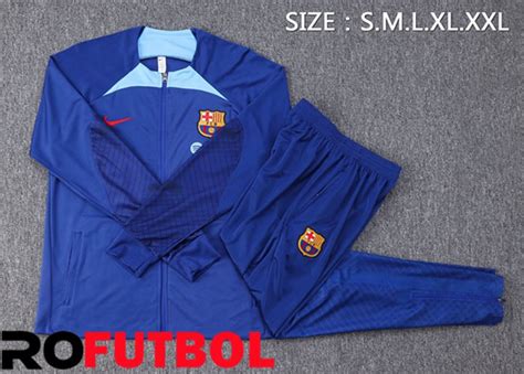 Comprar Replicas Chandal Equipos De Futbol Chaqueta FC Barcelona Azul