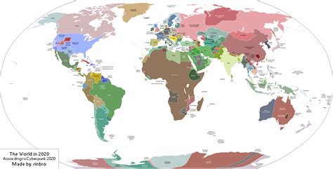 Cyberpunk 2020 World Map - Zip Code Map