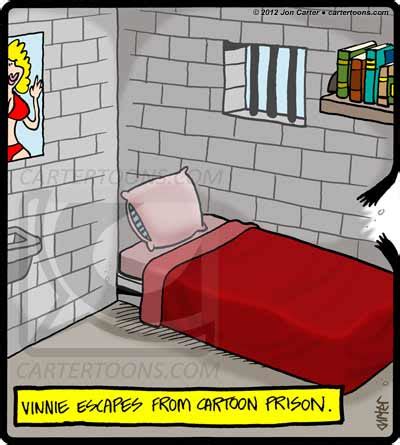 Cartoon Prison Break