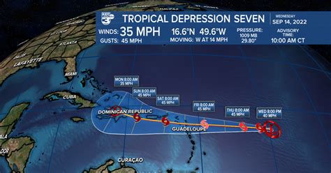 Tropical Depression 7 Forms In Atlantic