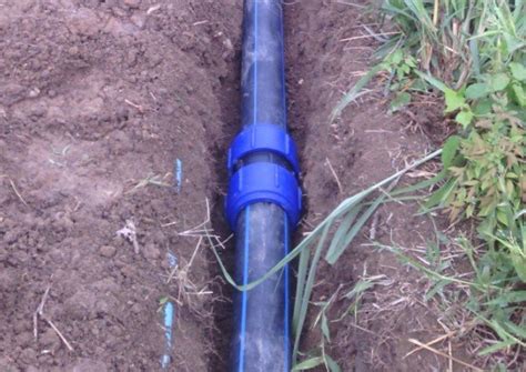 Installation Of Pipelines A And Coupling System For The HDPE Pipe