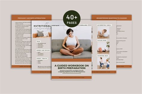 Holistic Birth And Postpartum Preparation Workbooks — Entering Motherhood