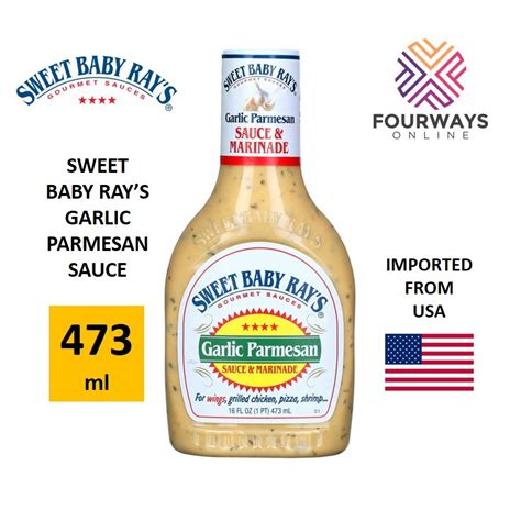 Sweet Baby Ray S Garlic Parmesan Sauce Marinade 473ml 16 Fl Oz