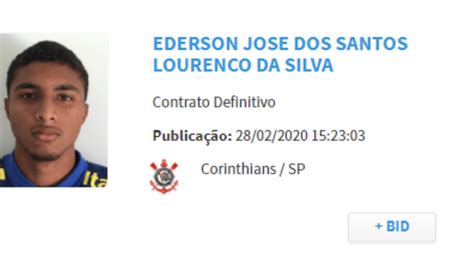 Derson Aparece No Bid E Pode Jogar Pelo Corinthians